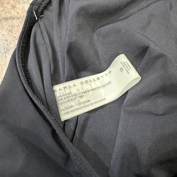 NEW KARLA COLLETTO
Low Back Plunge Piece - Picture 8 of 10